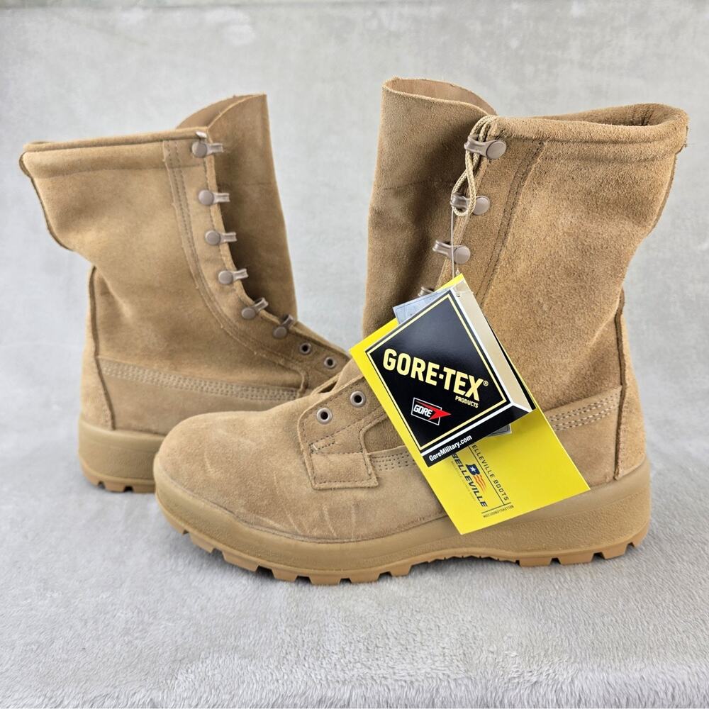 Belleville ICWR Size 11 R Military Boots Tan Gore-Tex Combat Vibram